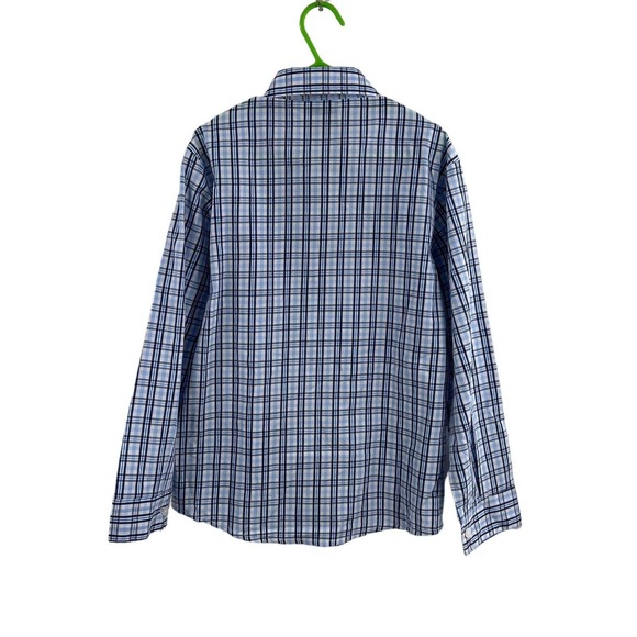 Nautica‎ Plaid Check Button Down Long Sleeve Shirt Boys 7 New - Picture 2 of 3
